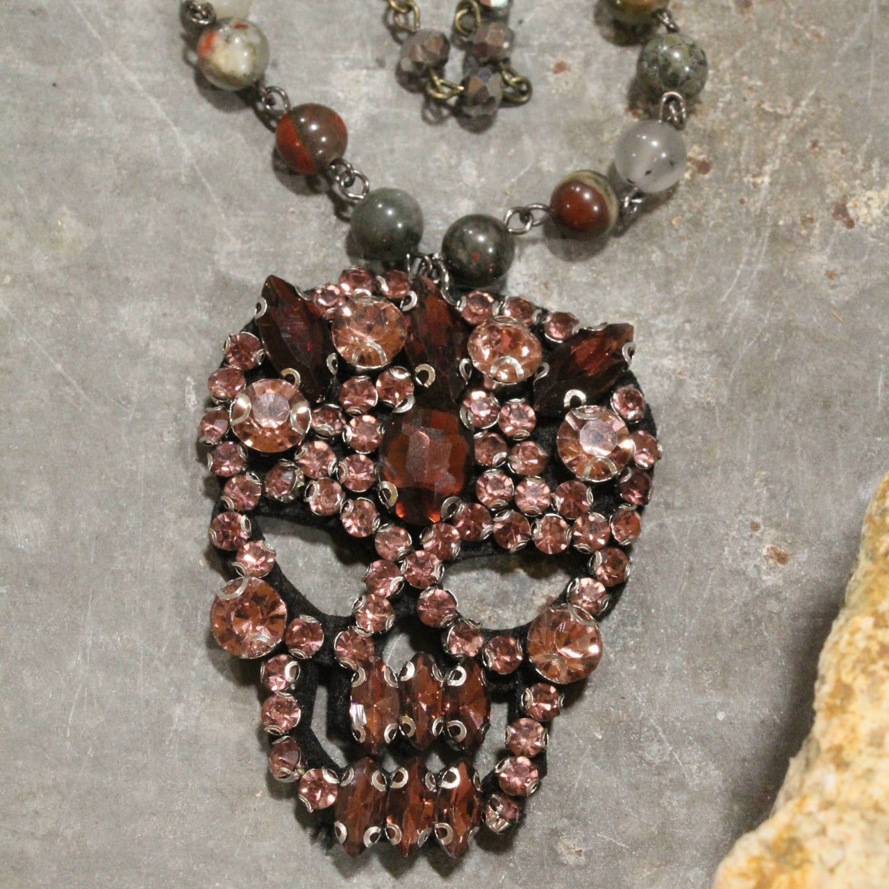 Funny Bones Blush Layered Necklace