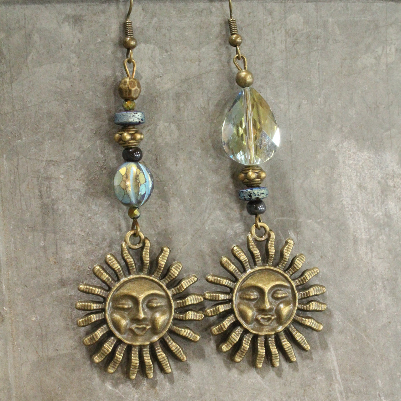 Over The Moon Dangle Drop Earrings