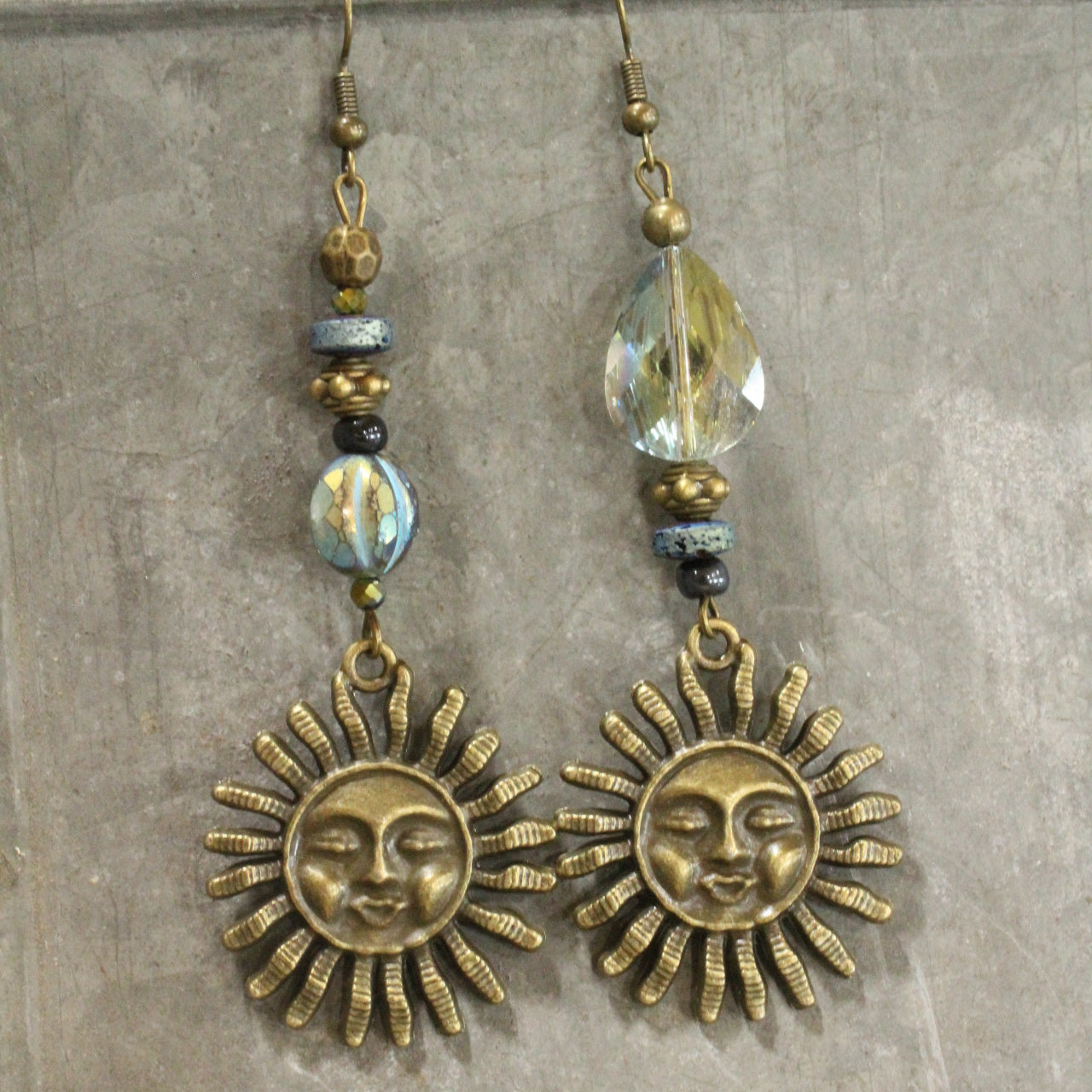 Over The Moon Dangle Drop Earrings
