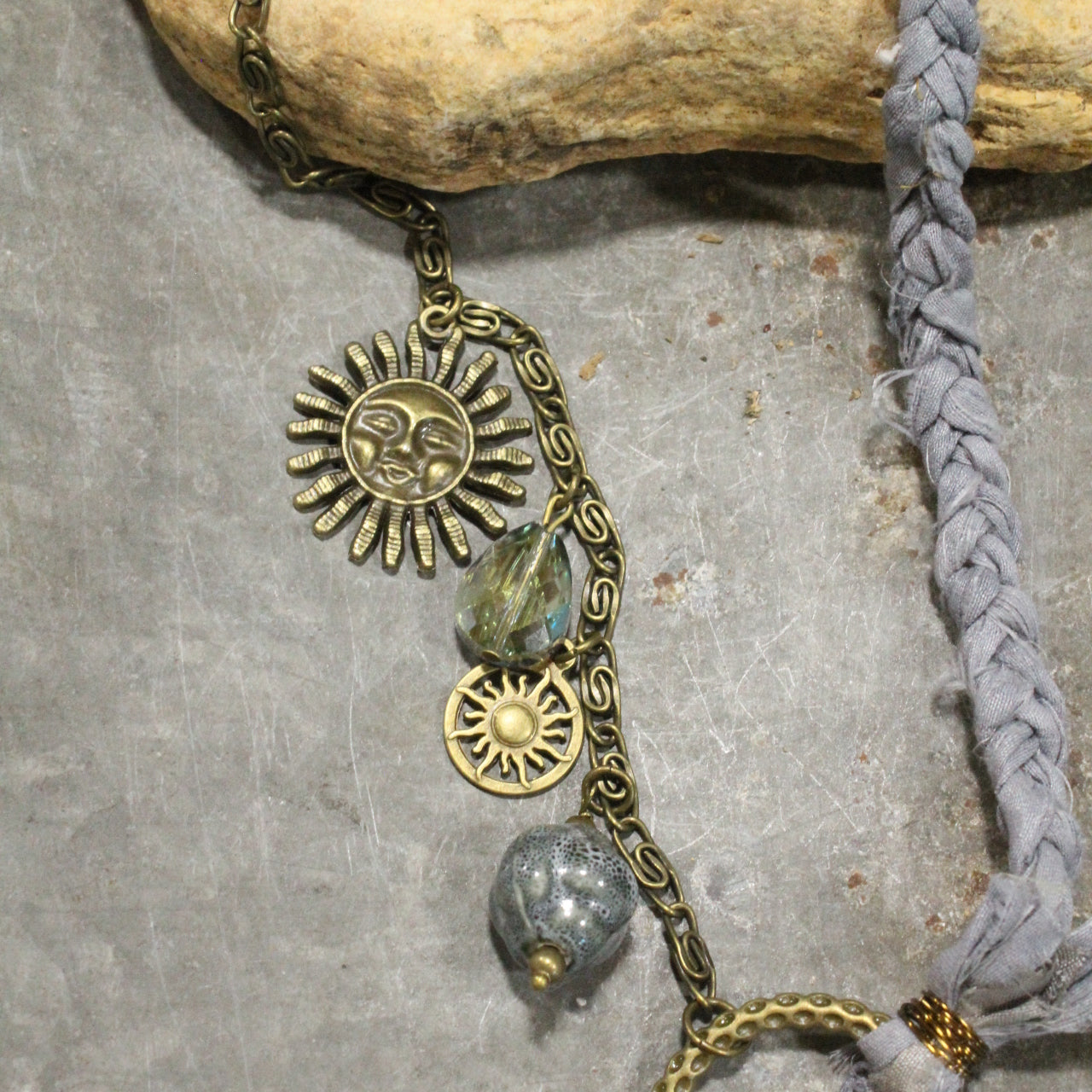 Over The Moon Charm'd Necklace