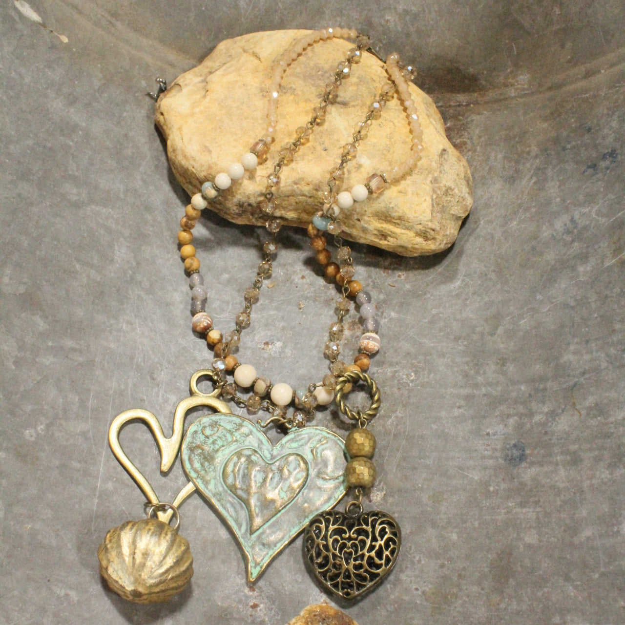 The Greatest Of These Is Love Charm'd Necklace