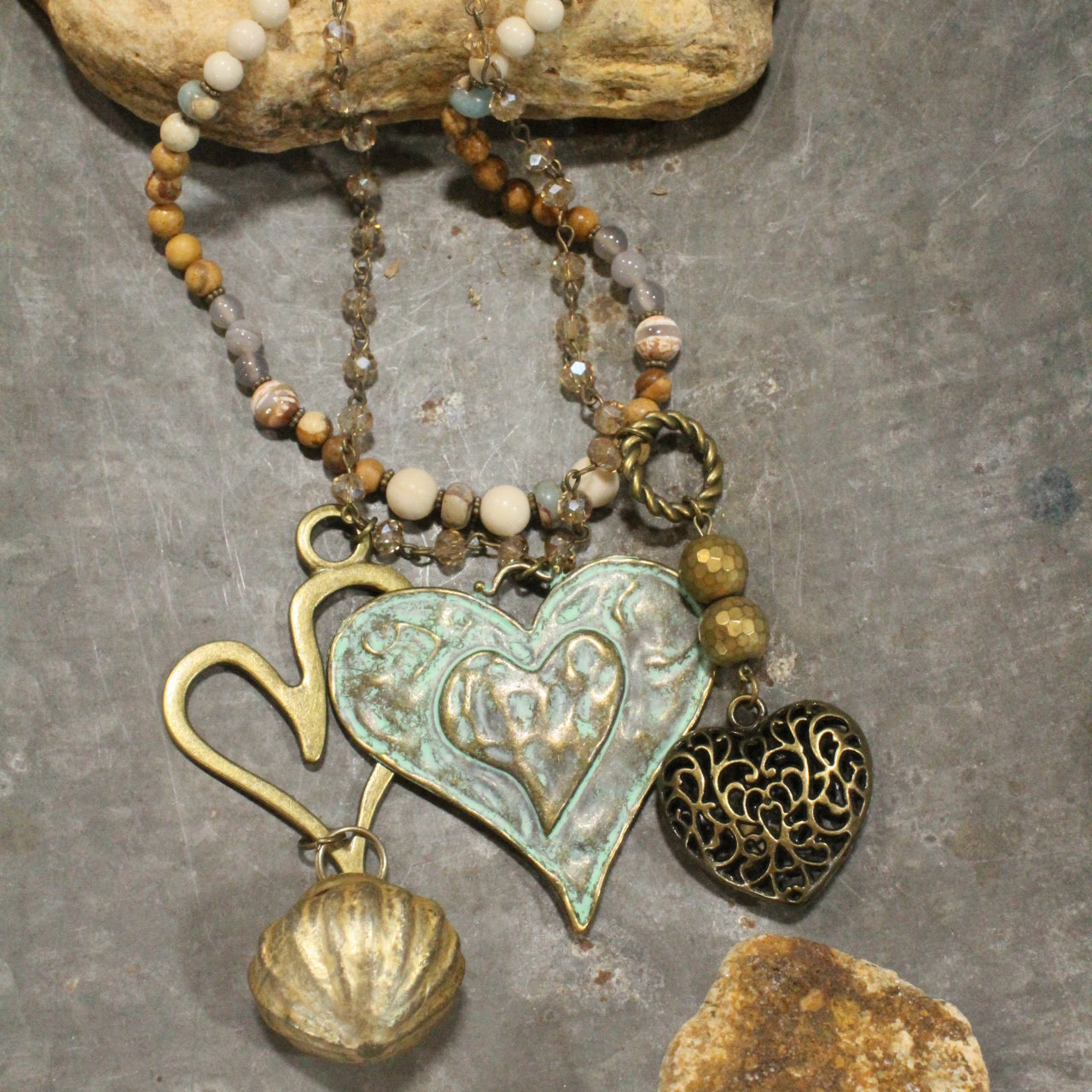 The Greatest Of These Is Love Charm'd Necklace
