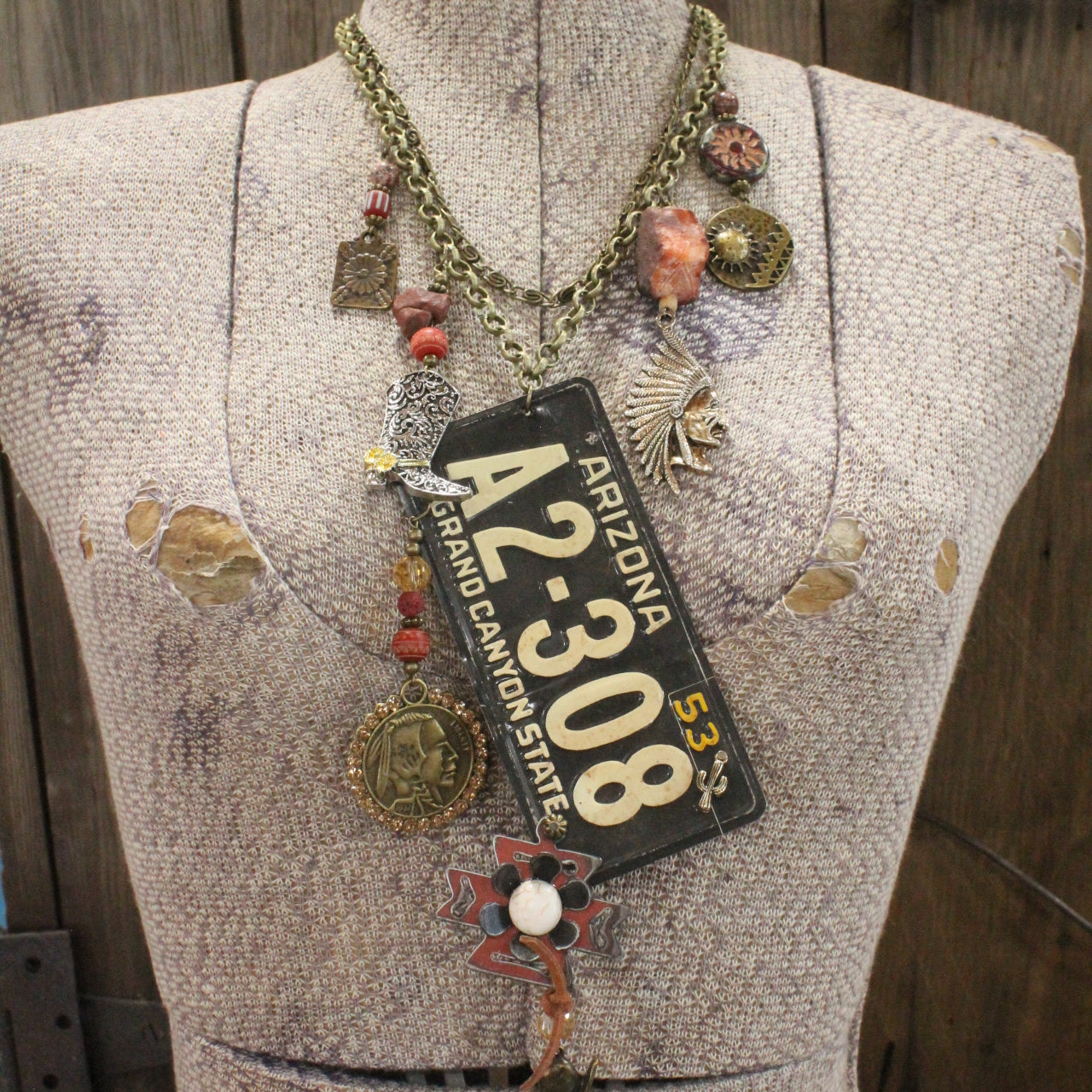 Travel Time In Arizona Layered Necklace
