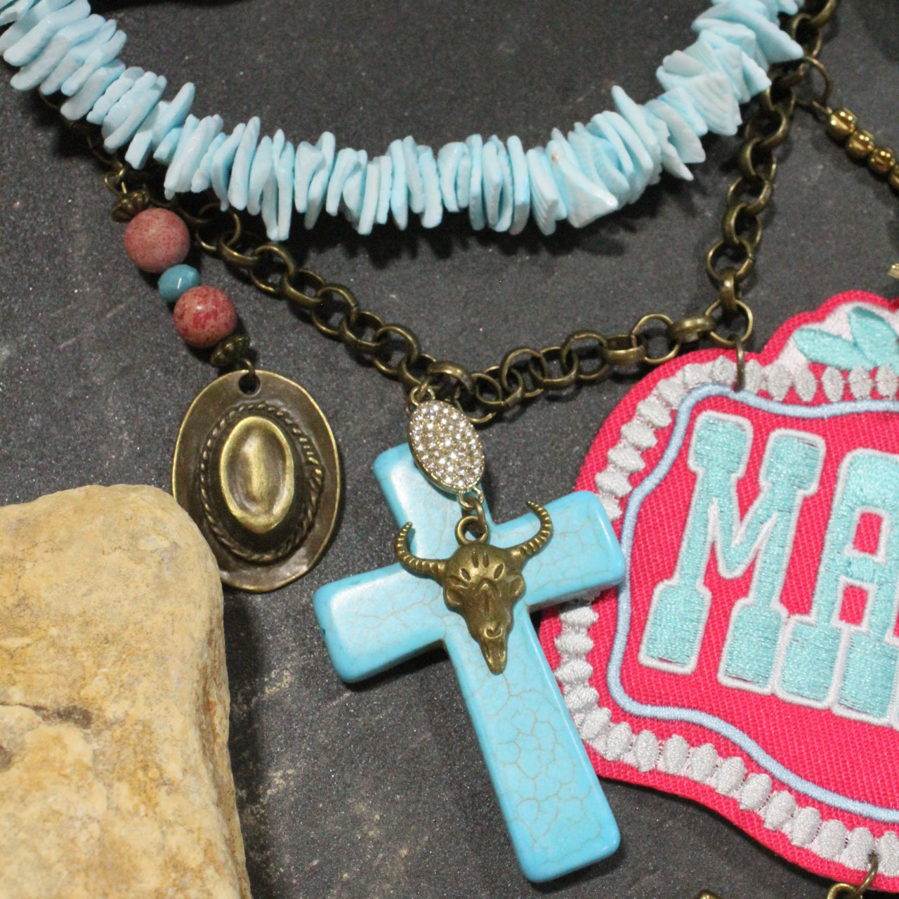 Hats Off To My Mama Charm’d Necklace