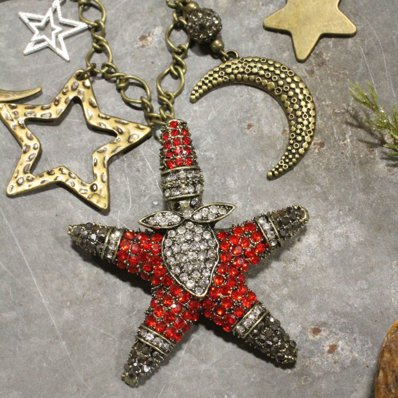 Santa's Night Sky Magic Charm'd Necklace