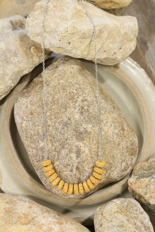Natural Beauty Mustard Necklace