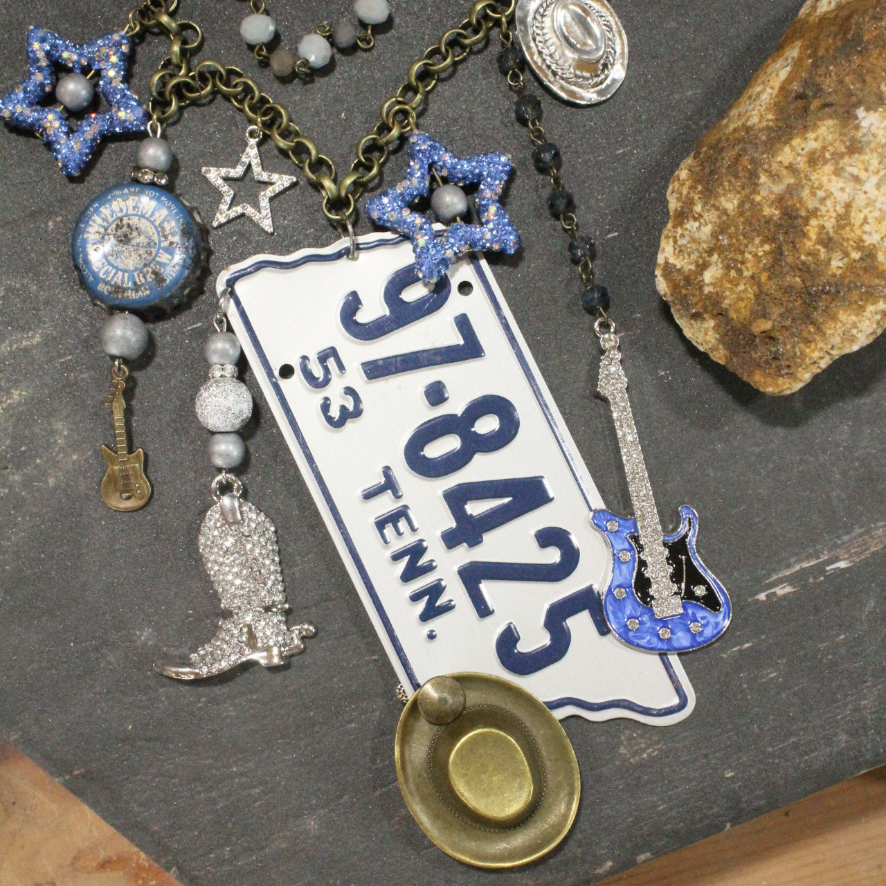 Travel Time In Tennessee Layered Necklace
