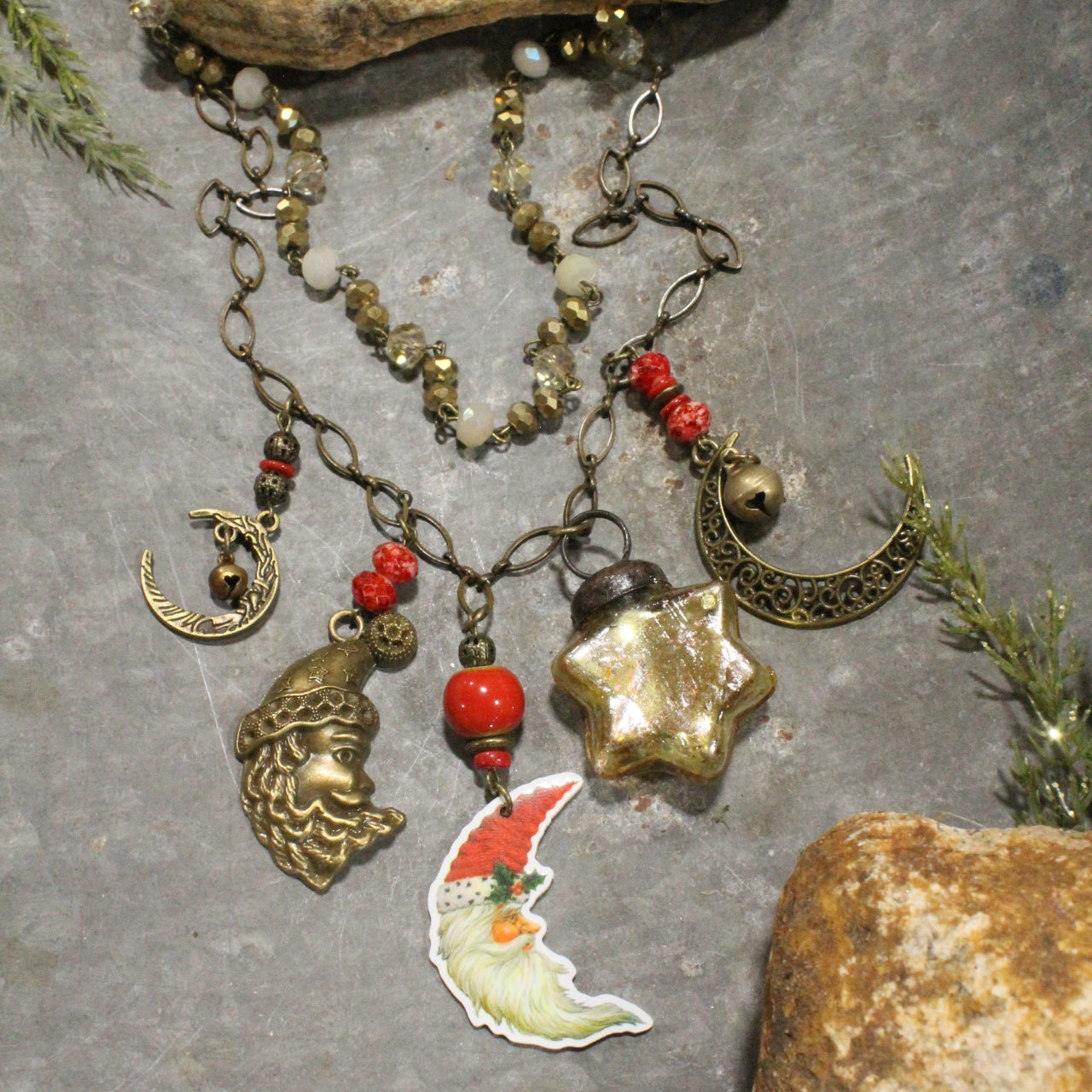 Oh Father Time Charm'd Necklace