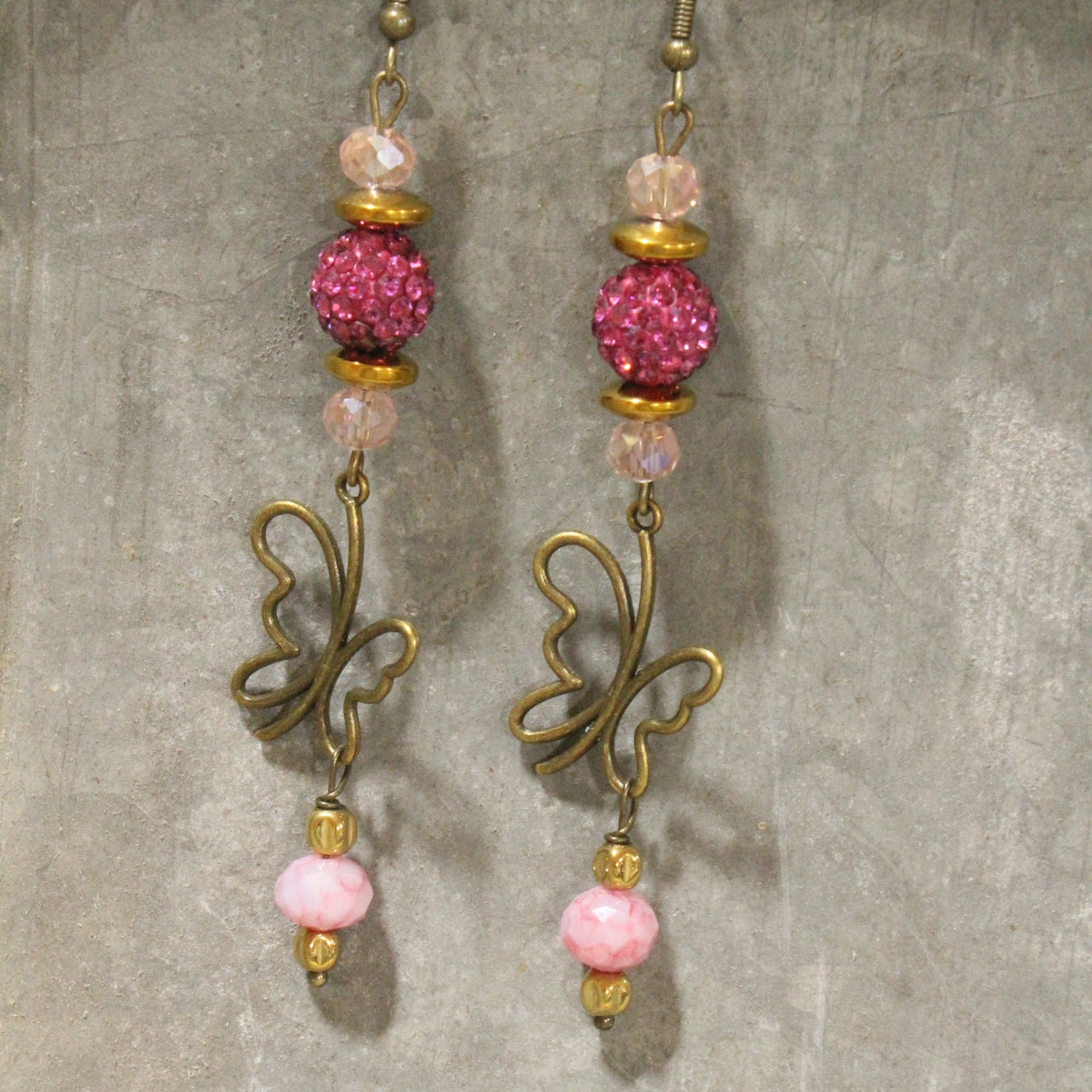 Bold Beauty Butterfly Dangle Earrings