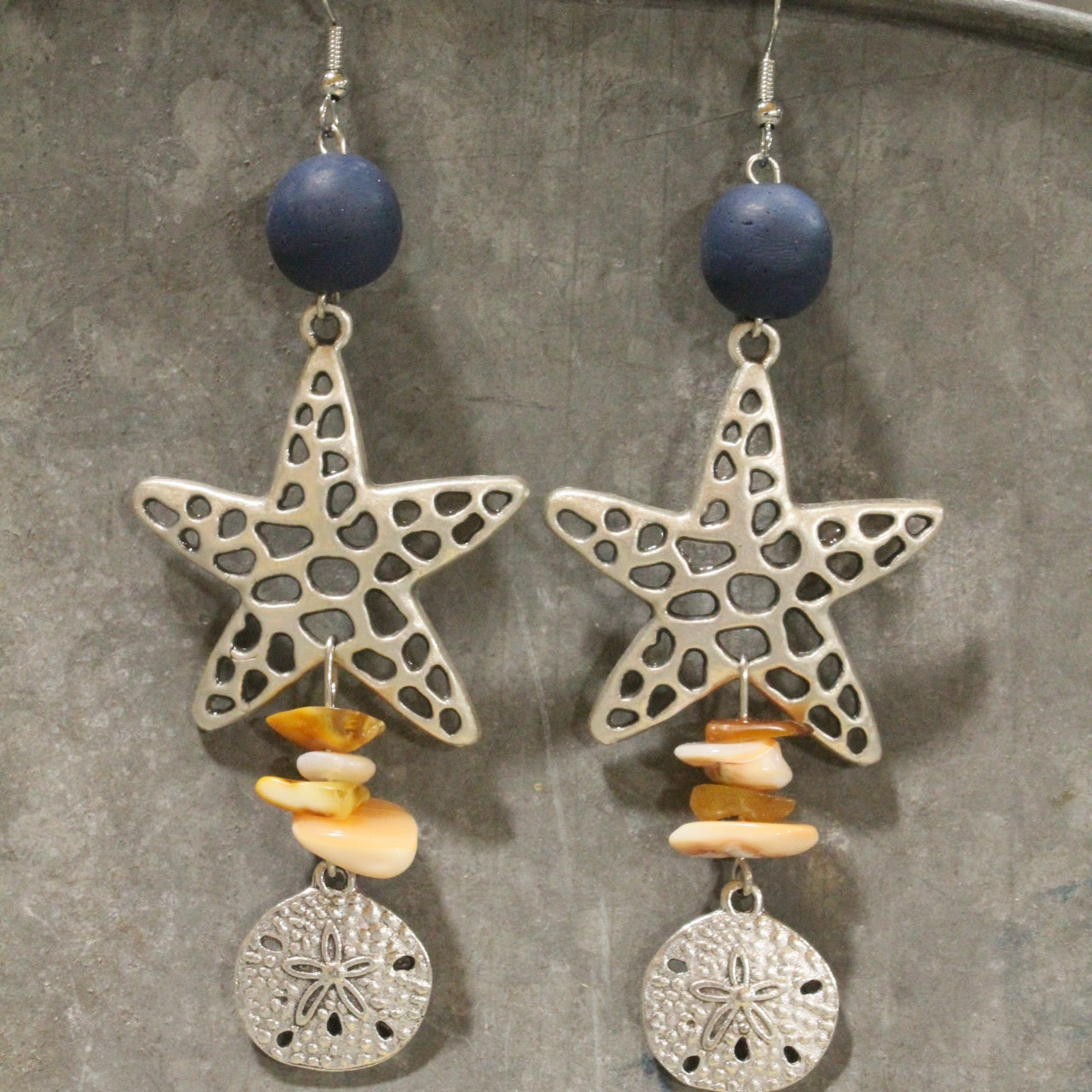 Taken In The Waves Dangle Earrings