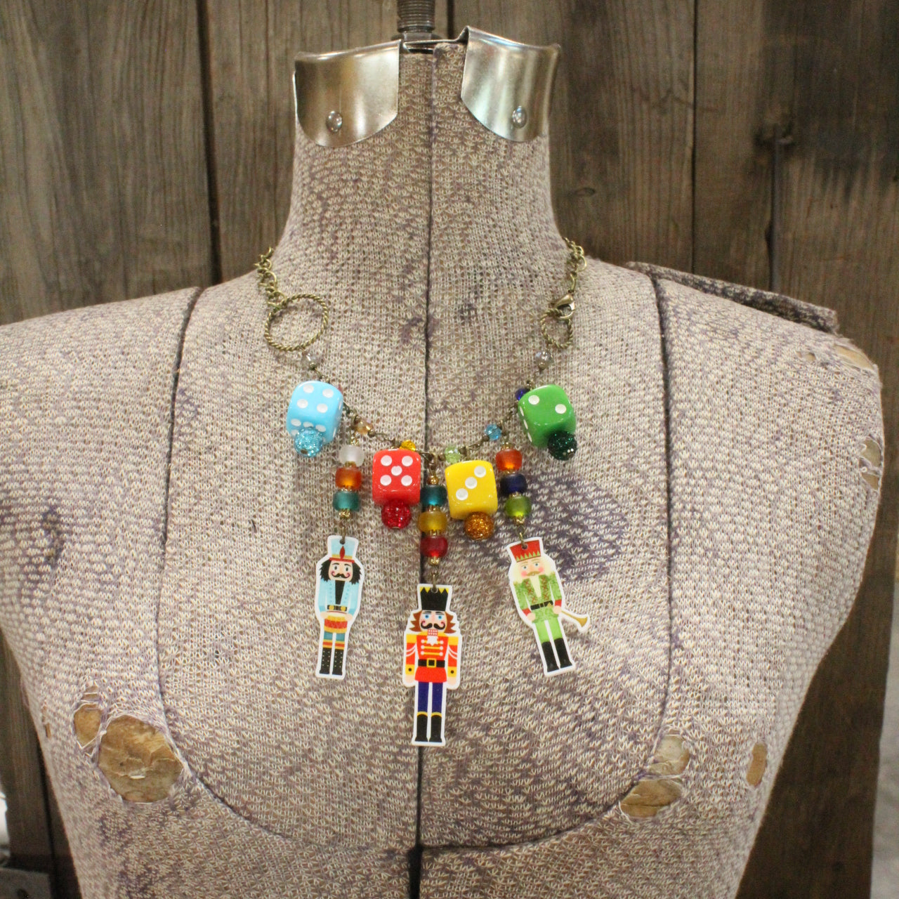 Nutcrackers Game Day Charm'd Necklace