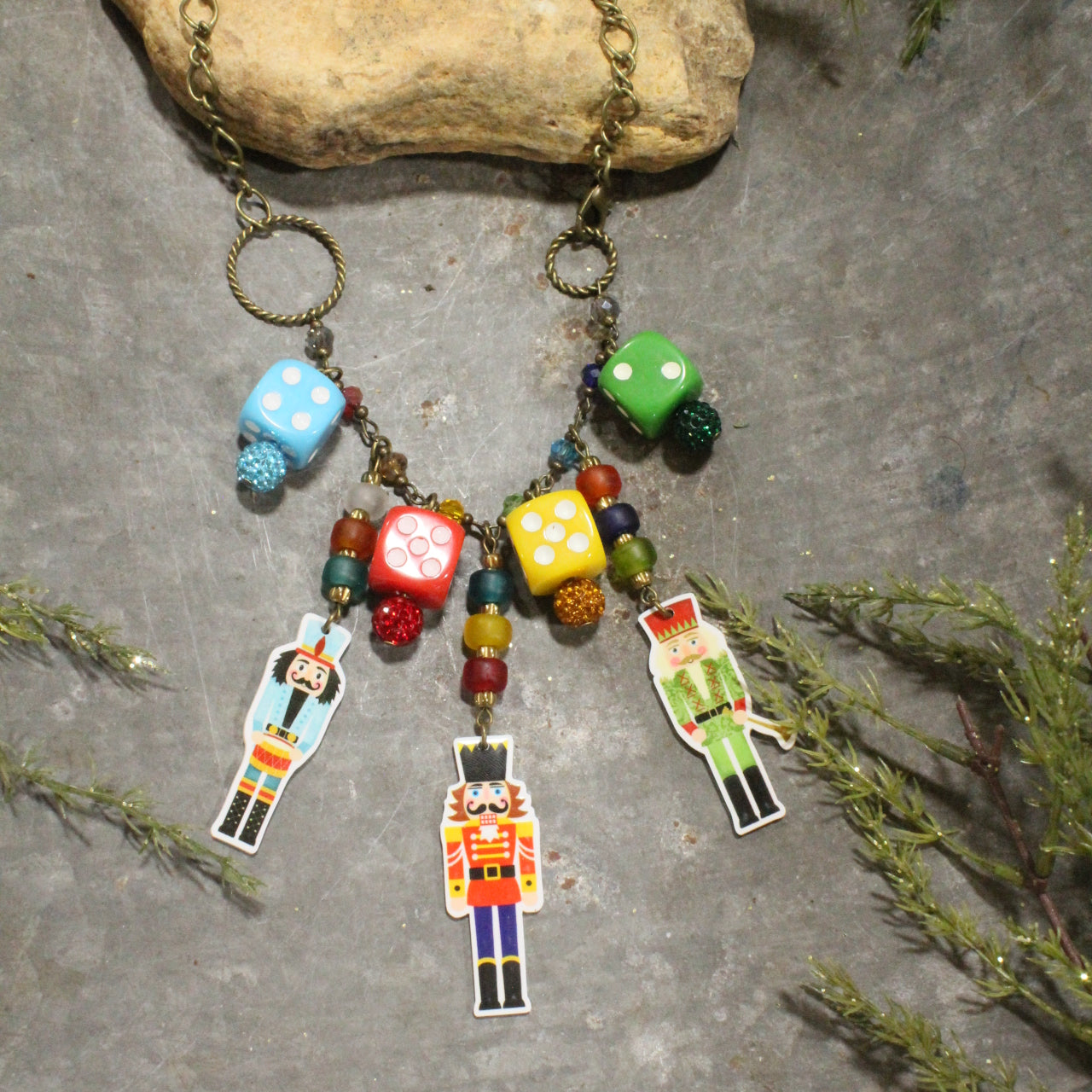 Nutcrackers Game Day Charm'd Necklace