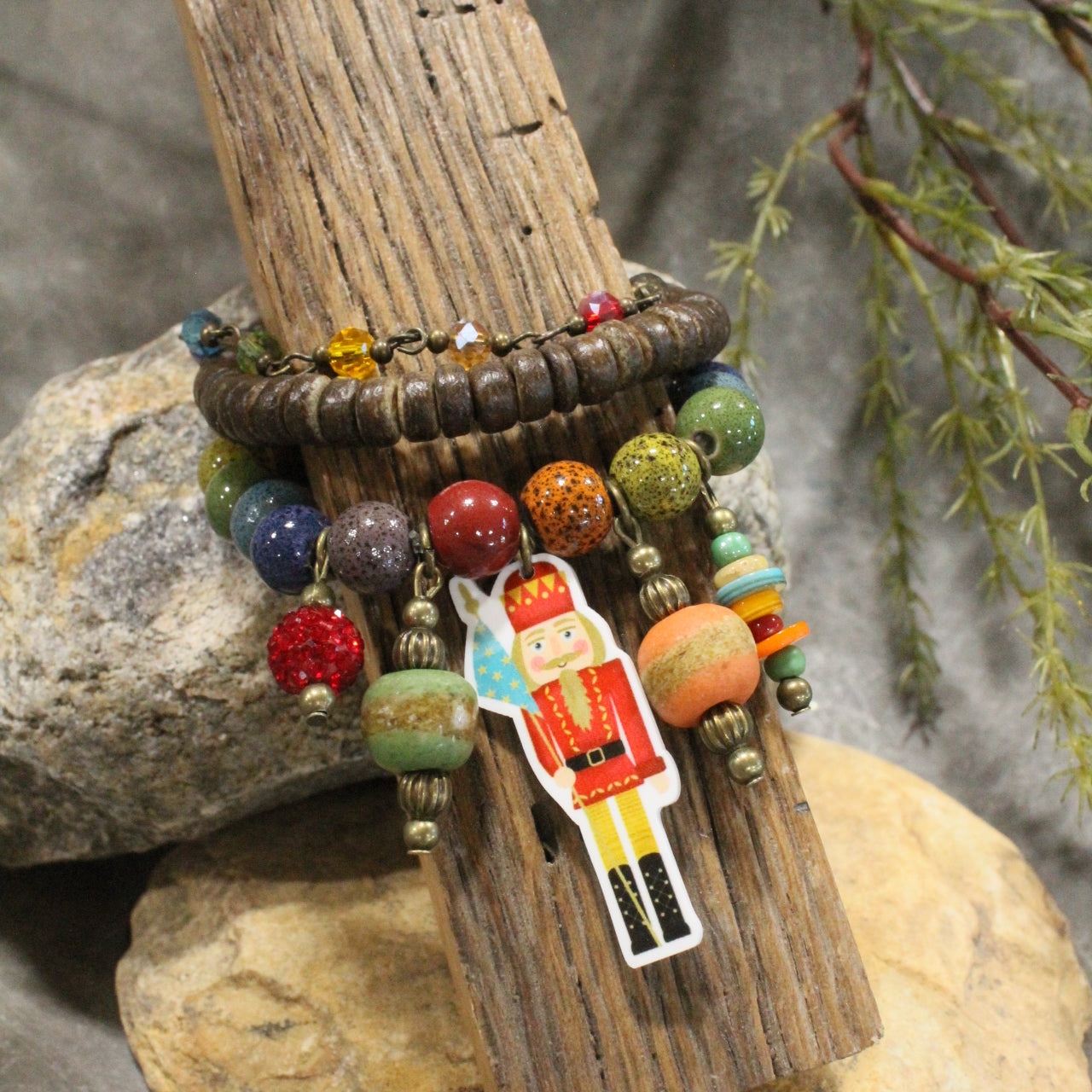 Nutcracker Parade Charm'd Stretch Bracelet Set