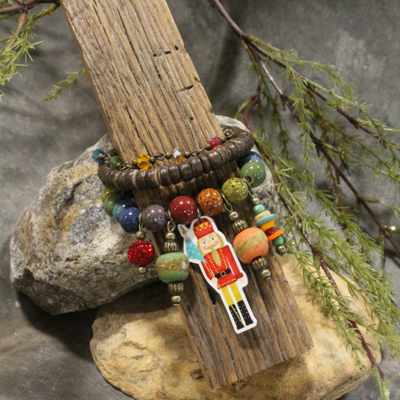 Nutcracker Parade Charm'd Stretch Bracelet Set