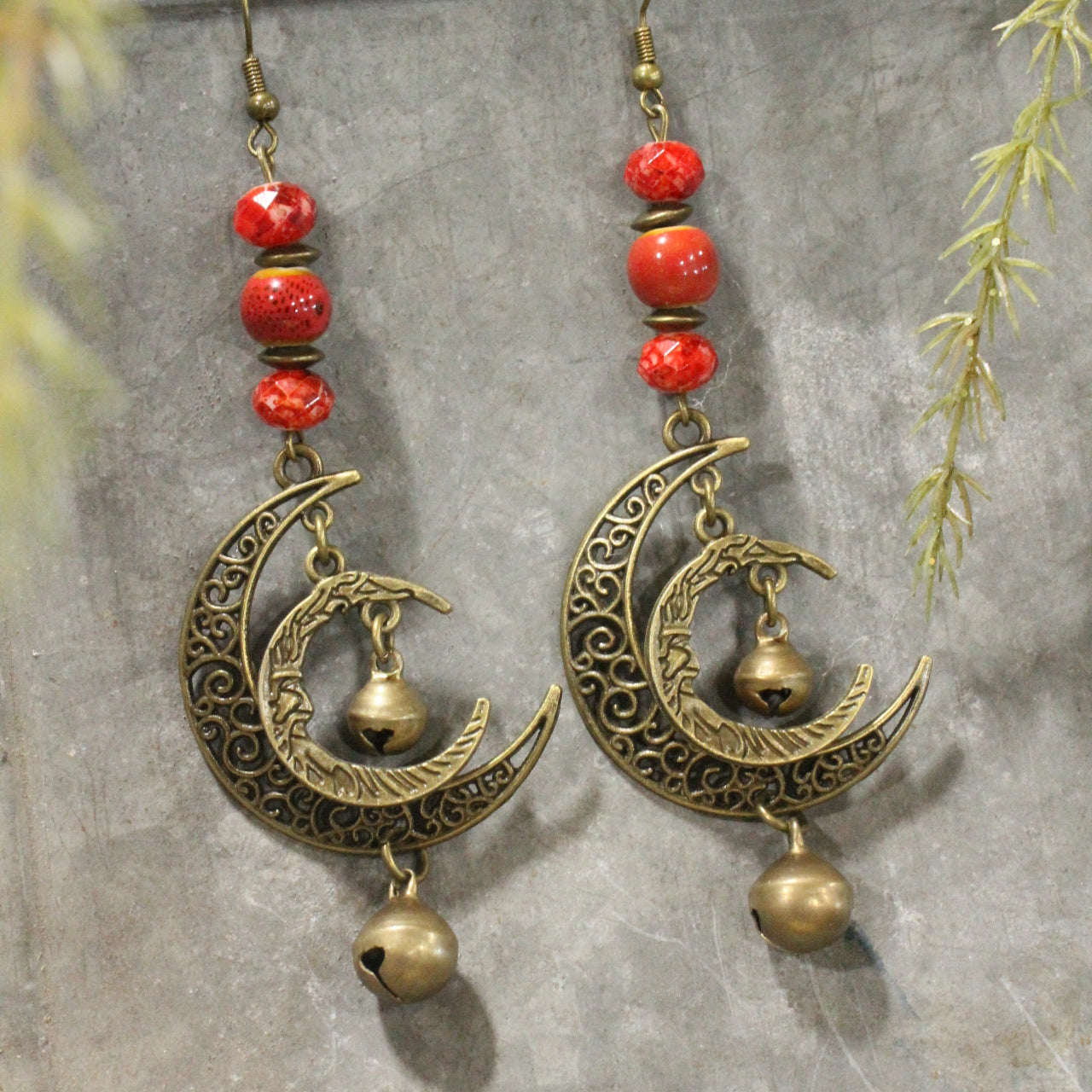 Oh Father Time Dangle Drop Earrings