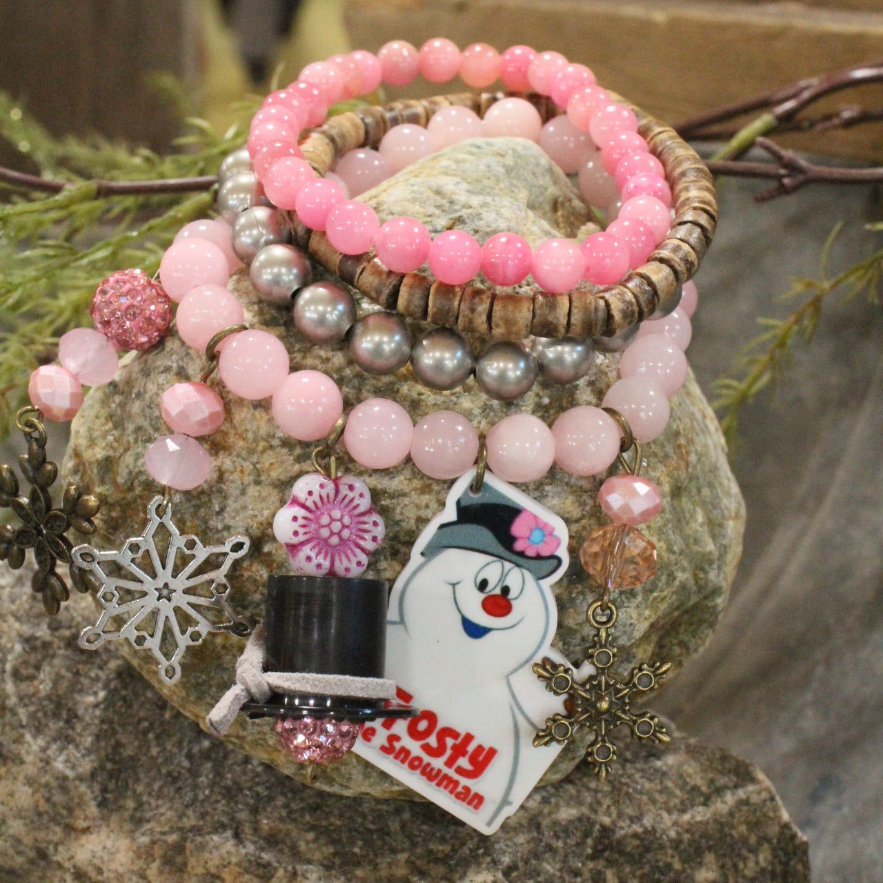 Frosty & His Snowflakes Bracelet Set