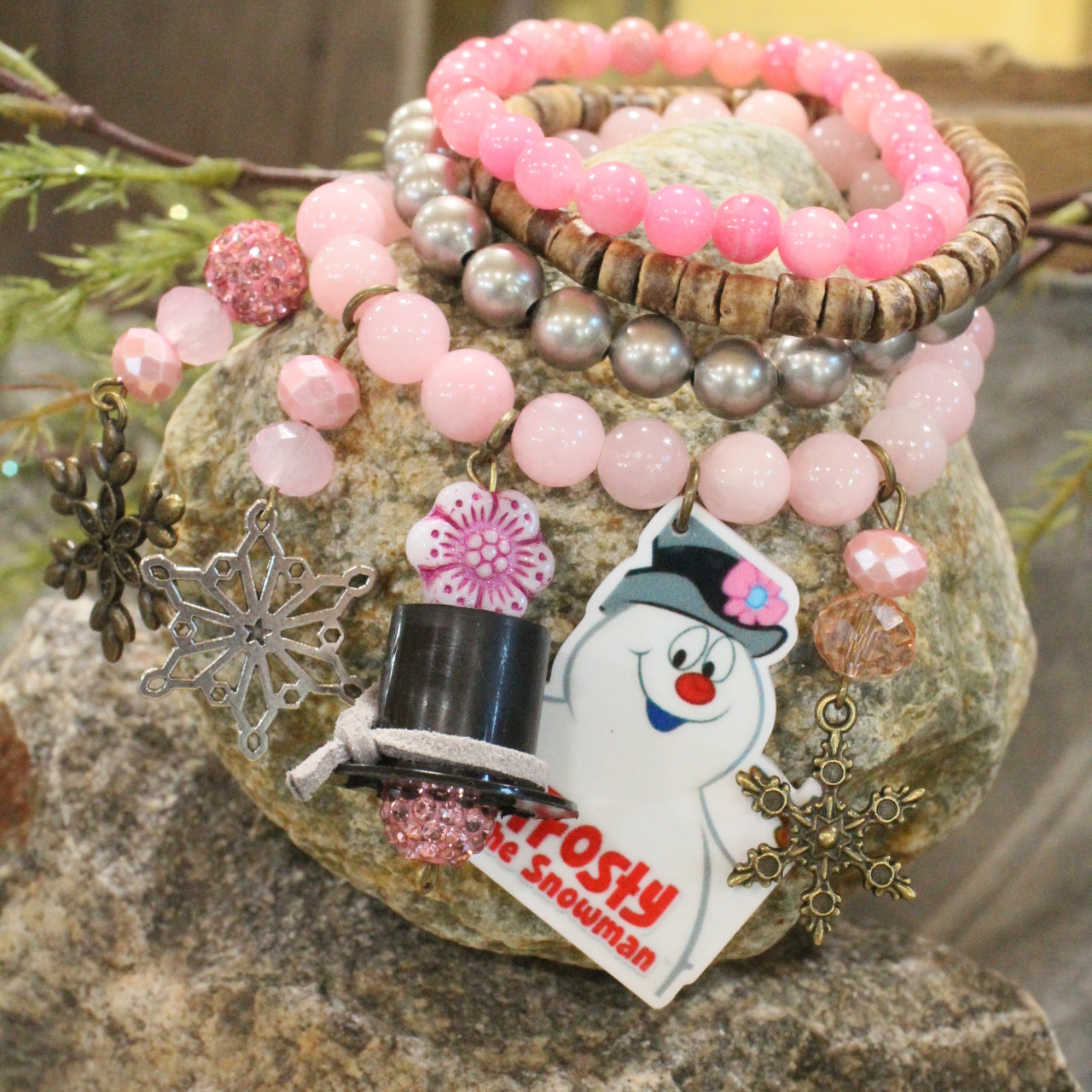 Frosty & His Snowflakes Bracelet Set
