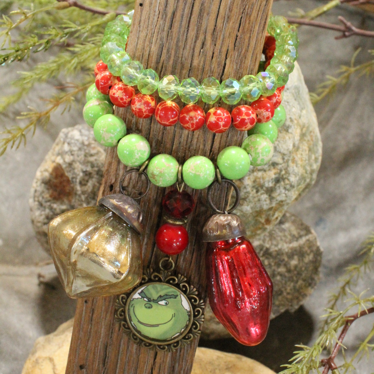 Grinchy Isn't Allowed Charm'd Bracelet Set