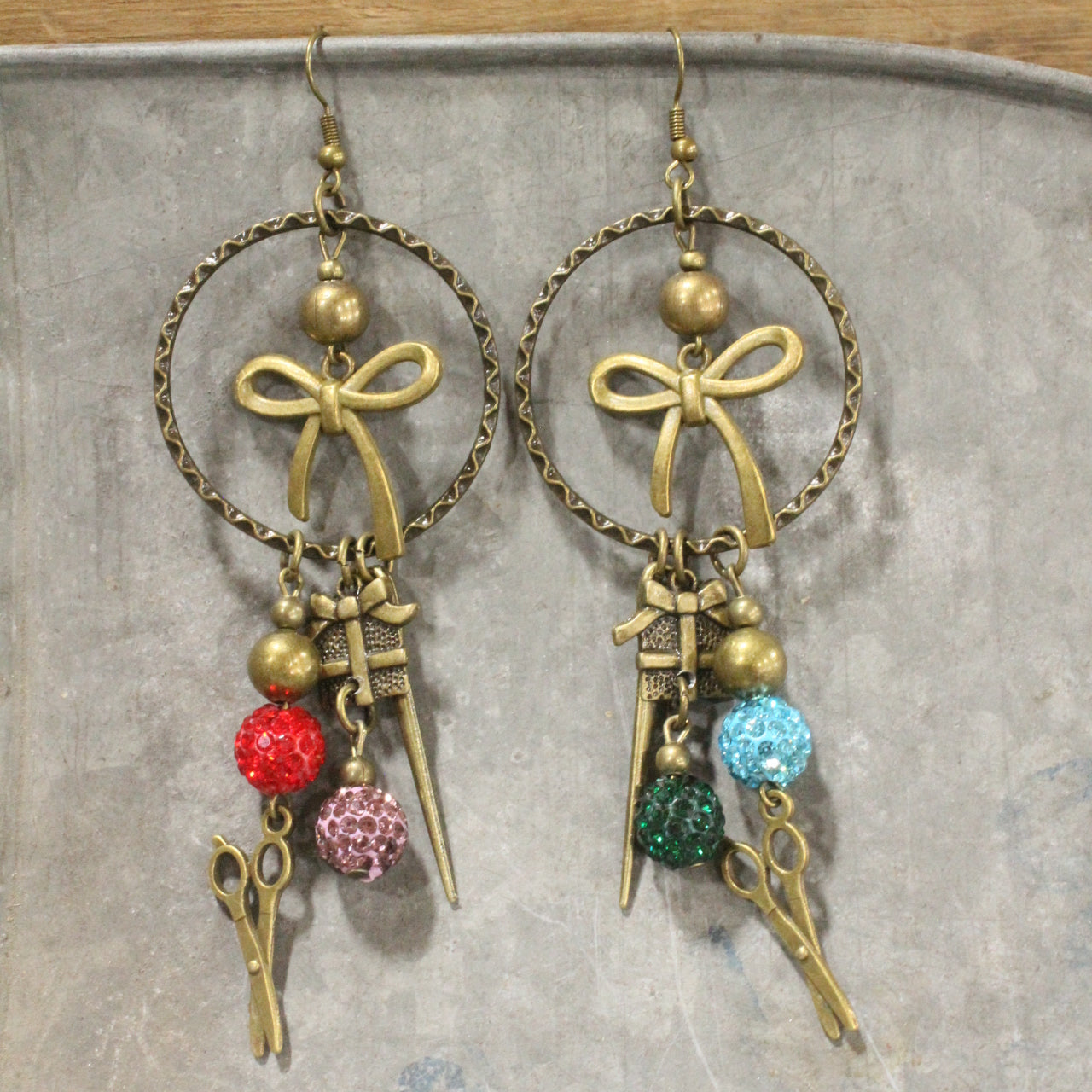 Packages Tied Up With String Charm'd Dangle Earrings