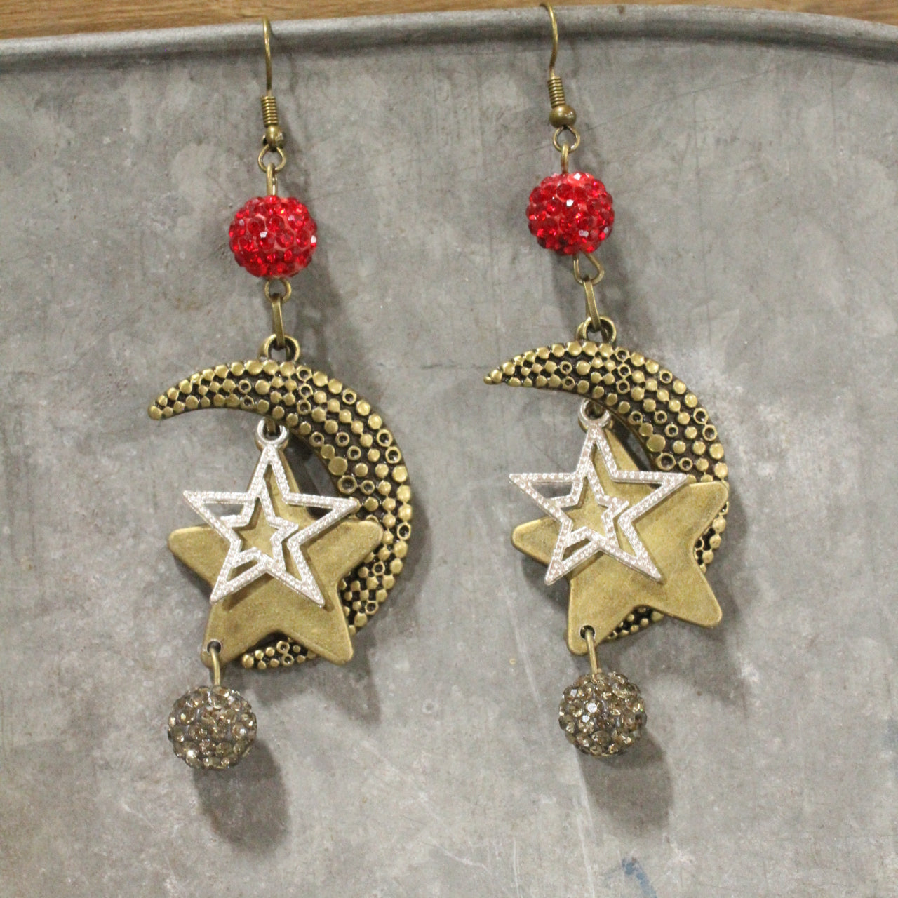 Santa's Night Sky Magic Charm'd Dangle Earrings