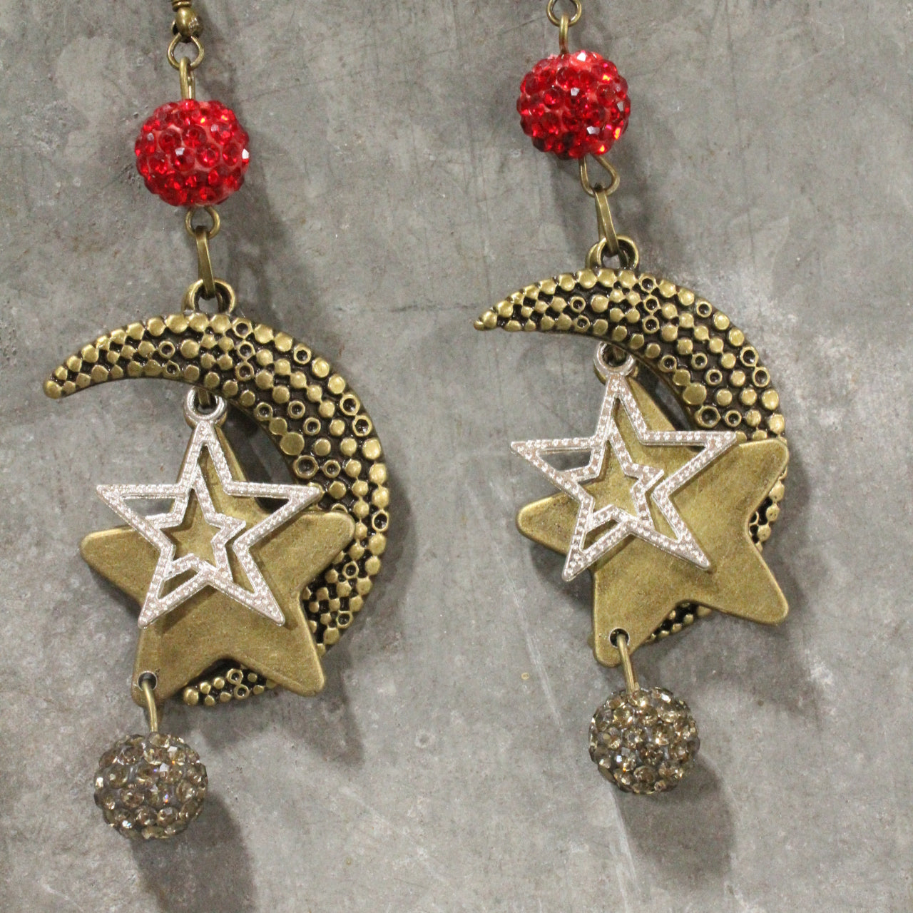 Santa's Night Sky Magic Charm'd Dangle Earrings