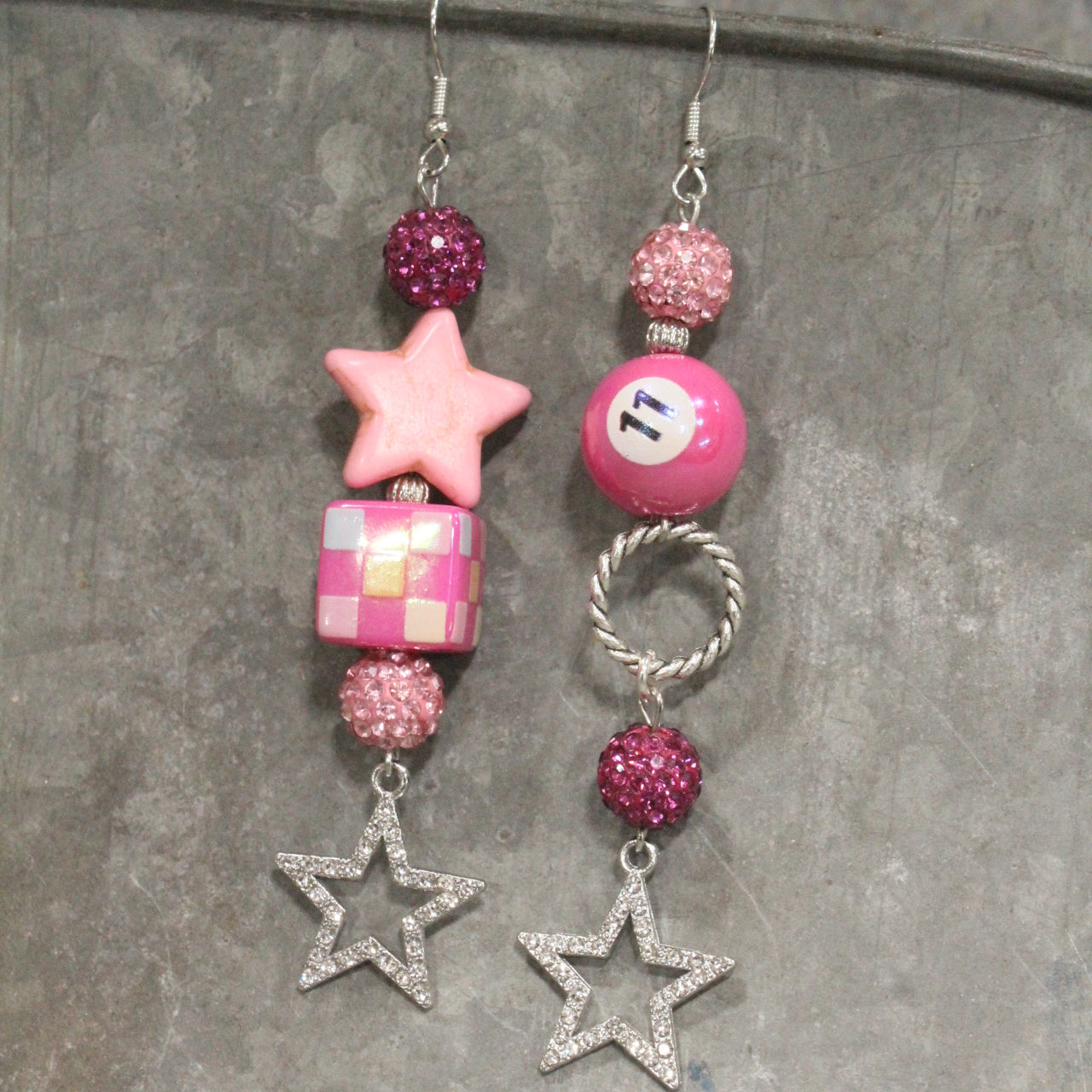 Pink, Proud, & Passionate USA Dangle Earrings