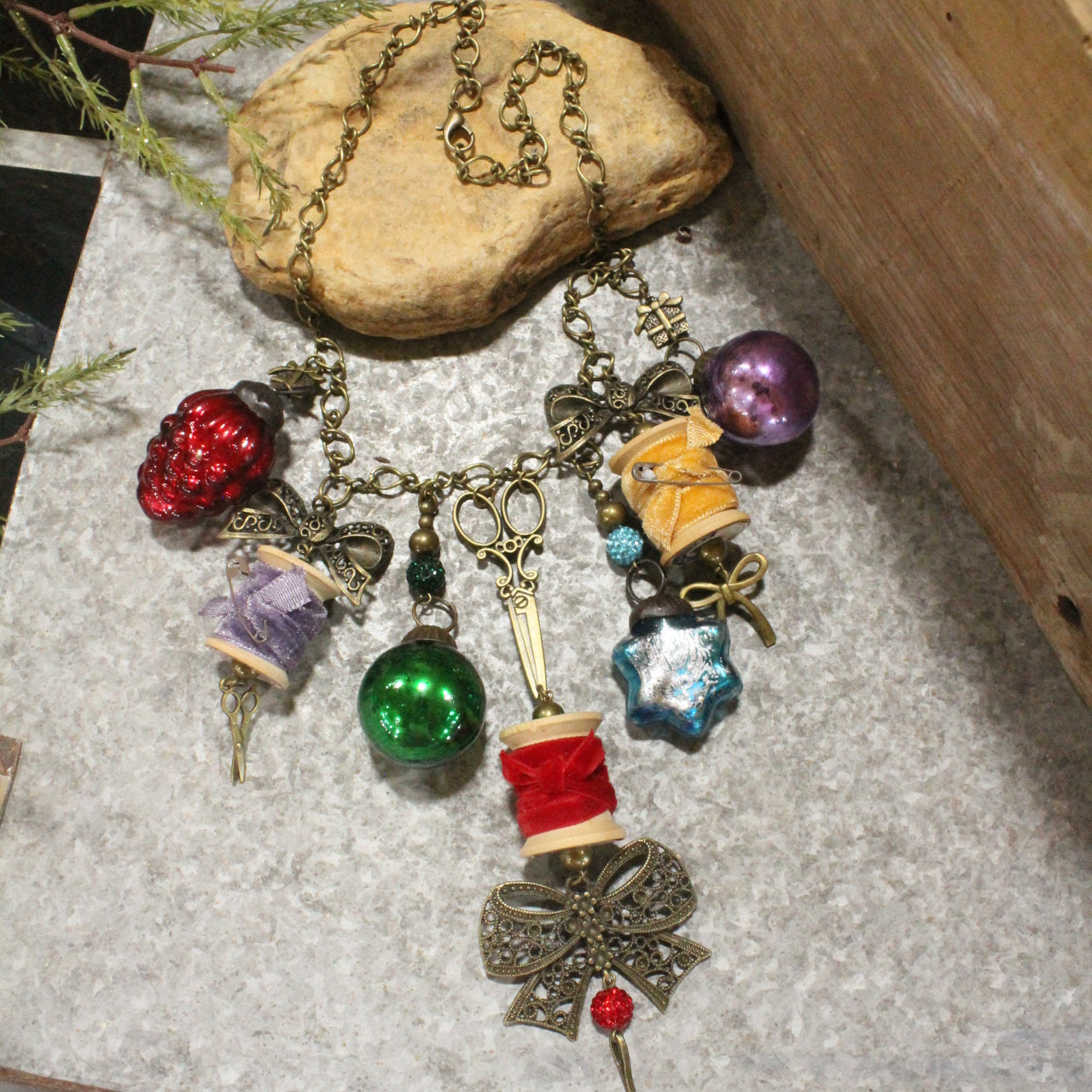 Packages Tied Up With String Charm'd Necklace