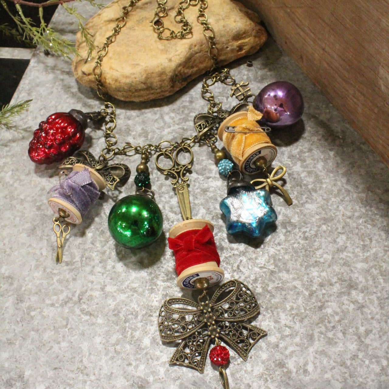 Packages Tied Up With String Charm'd Necklace