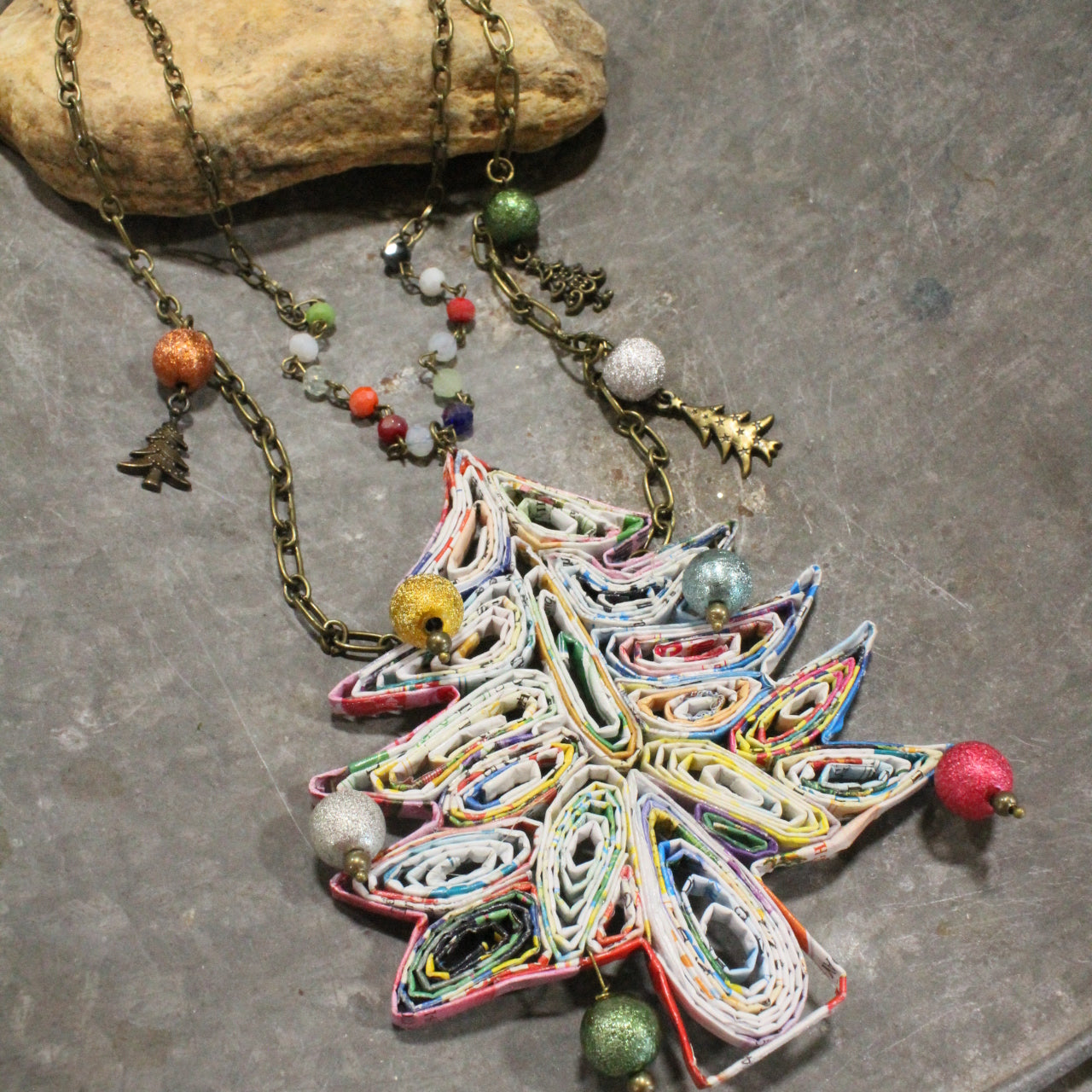 Hanging The Lights On The Tree Charm'd & Layered Necklace