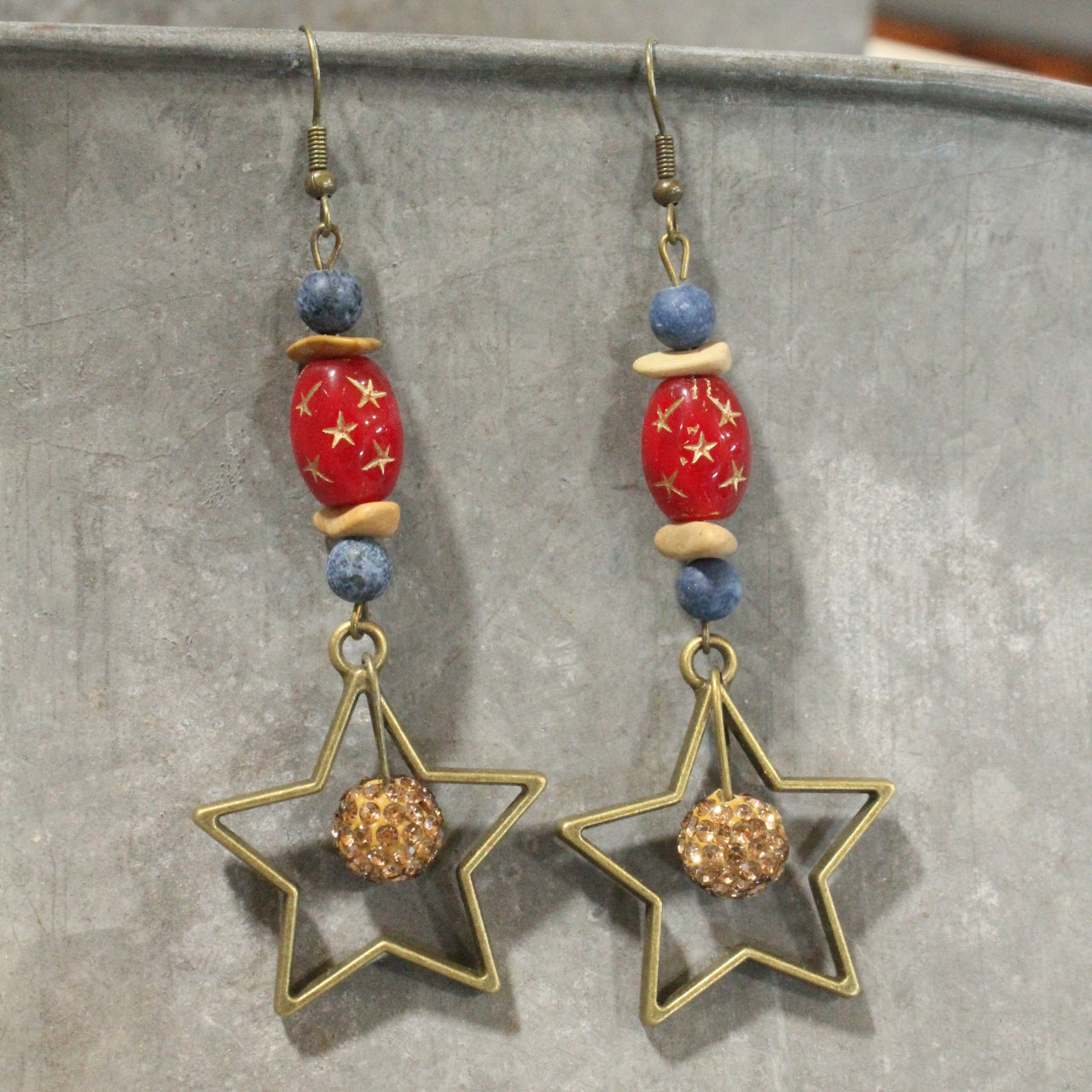 Patriotic Spirit Dangle Earrings