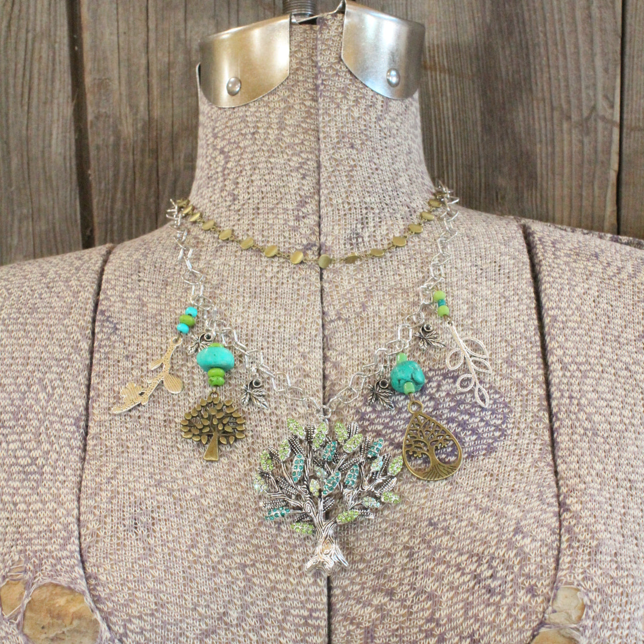 Picking Apples In Summertime Layered Necklace