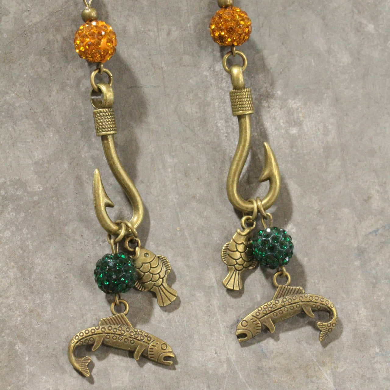 Sea Faring Fish Dangle Earrings
