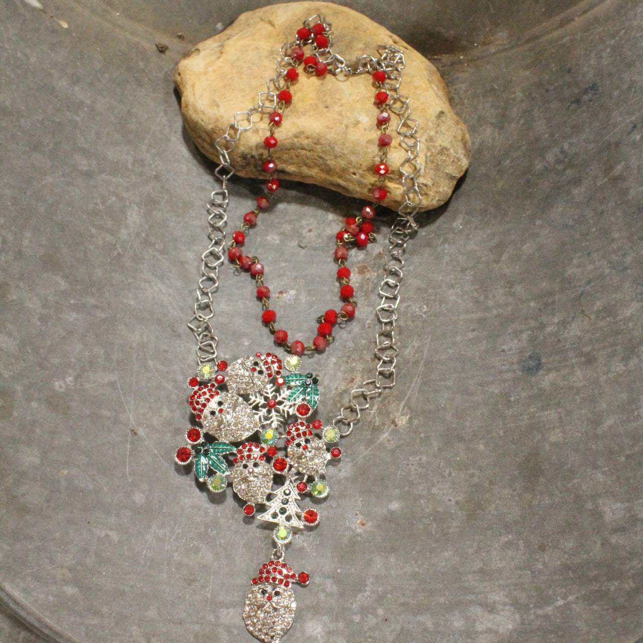 Santa Claus Is Coming To Town Layered Necklace