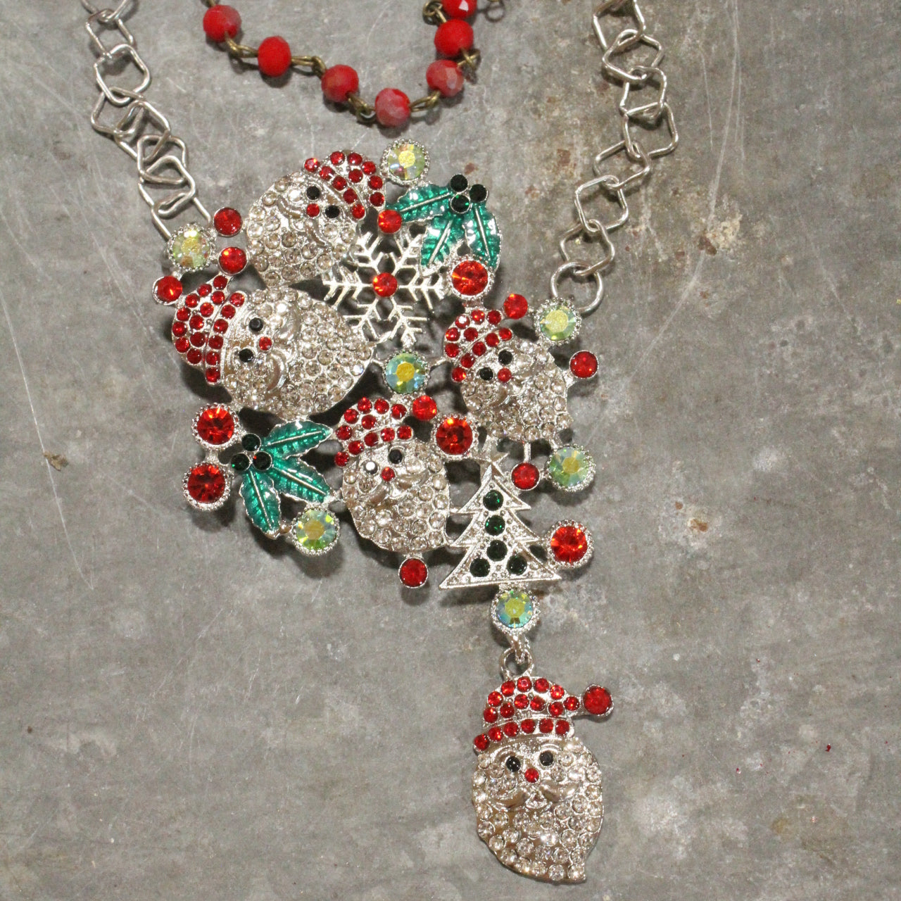 Santa Claus Is Coming To Town Layered Necklace