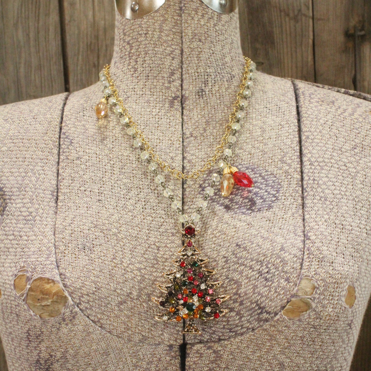 Golden Glows Tree Farm Layered Necklace