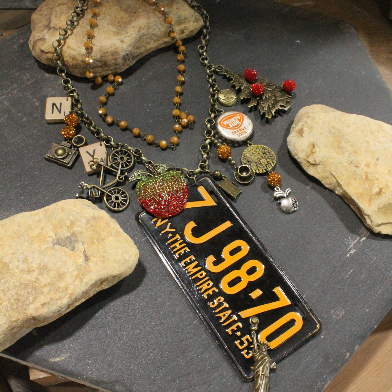 Travel Time In New York Layered Necklace