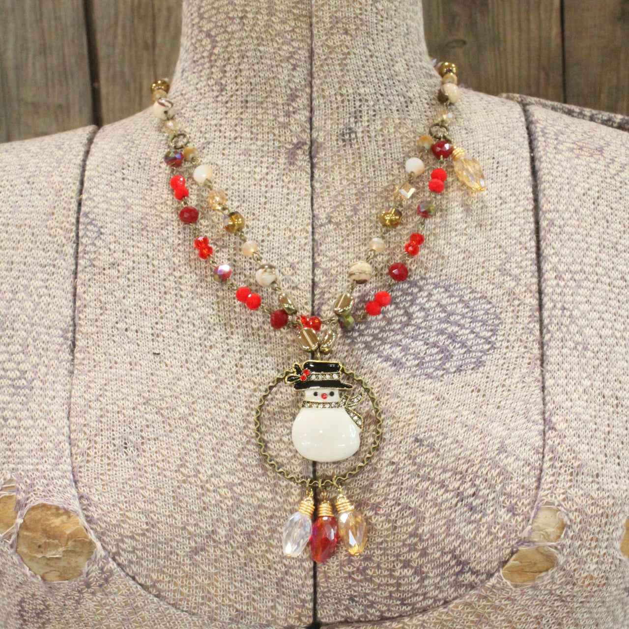 Winter Wonderland Christmas Charm'd Necklace
