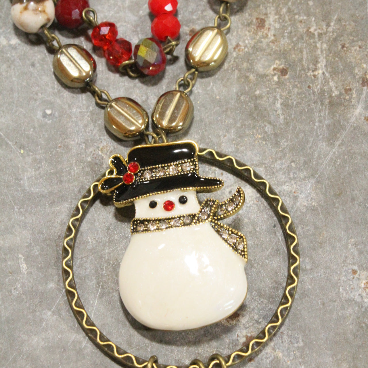 Winter Wonderland Christmas Charm'd Necklace