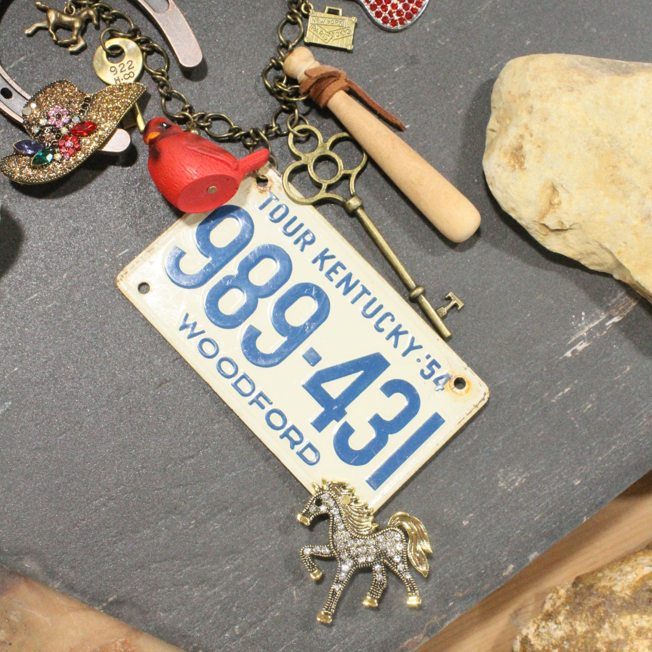 Travel Time In Kentucky Layered Necklace