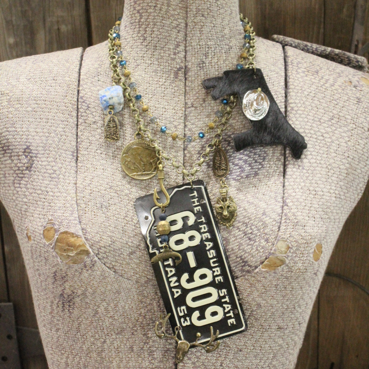 Travel Time In Montana Layered Necklace