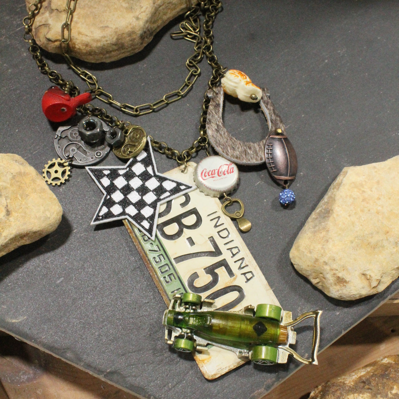Travel Time In Indiana Layered Necklace