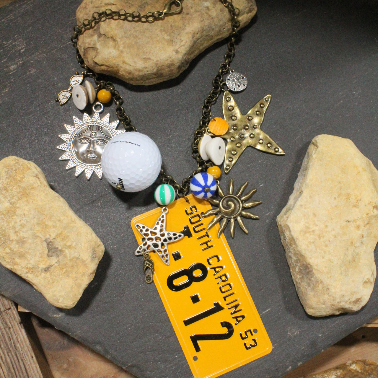 Travel Time In South Carolina Layered Necklace