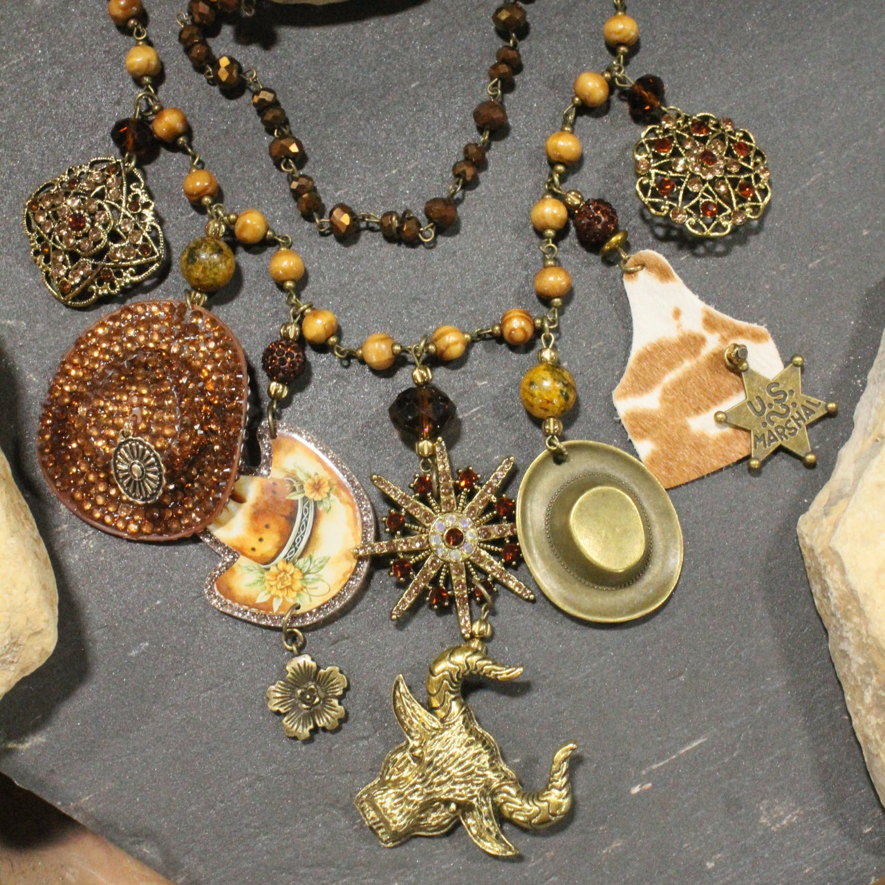 How The West Was Won Charm'd Necklace