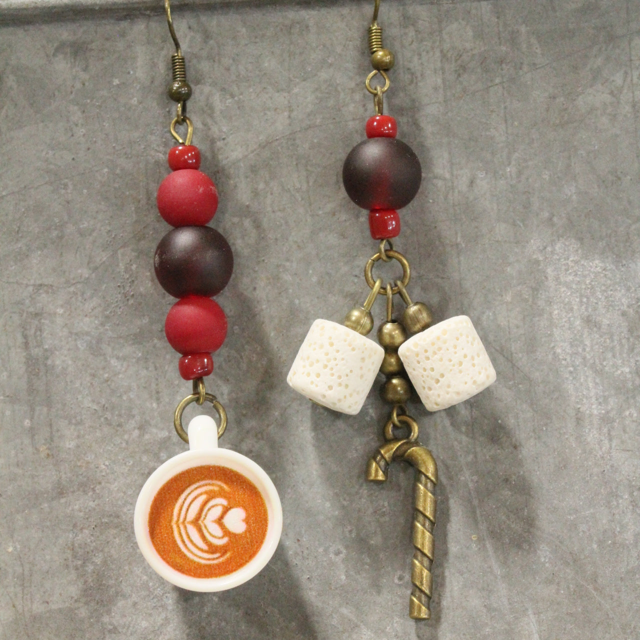 Hot Cocoa Time Of Year Dangle Earrings