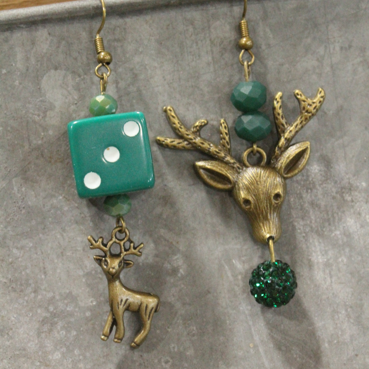 Nothing Runs Like A Reindeere Dangle Earrings