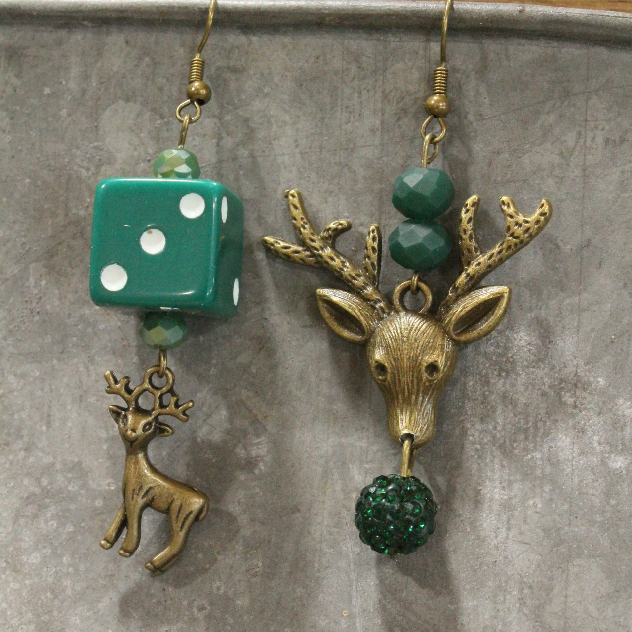 Nothing Runs Like A Reindeere Dangle Earrings