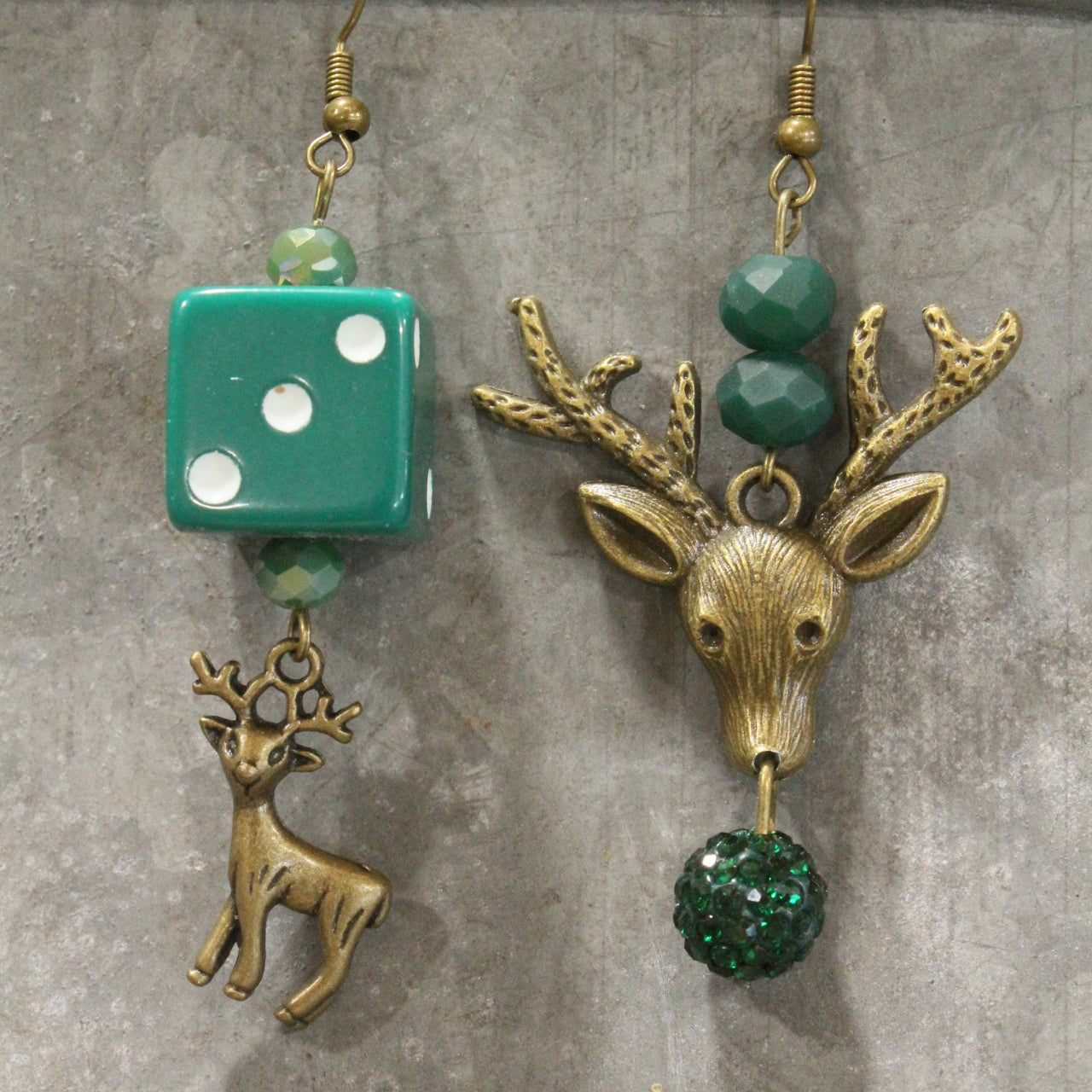 Nothing Runs Like A Reindeere Dangle Earrings