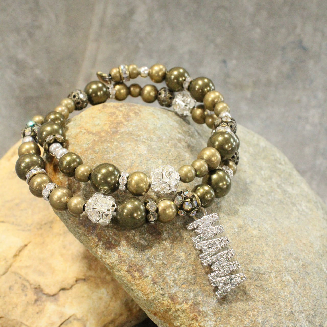 Amazing Mama Charmed Wrap Bracelet