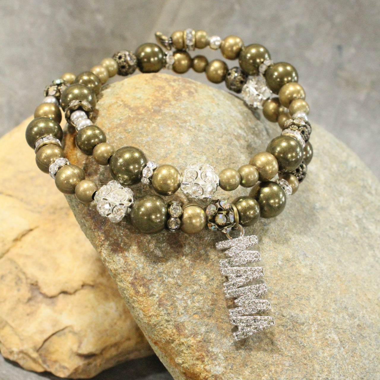 Amazing Mama Charmed Wrap Bracelet