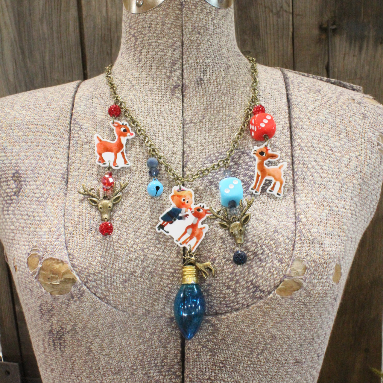 Rudolph & Friends Charm'd Necklace
